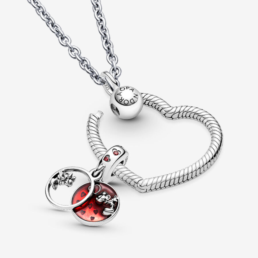 Collier Composé Disney Mickey & Minnie Amour image number 0